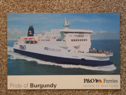 P+O PRIDE OF BURGUNDY OFFICIAL - Ferries