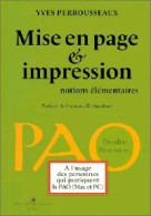 Mise En Page & Impression (2006) De Yves Perrousseaux - Informatik