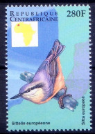 Eurasian Nuthatch, Birds, Central Africa 1999 MNH - Sperlingsvögel & Singvögel