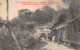 Afrique Occidentale - Guinée - Chemin De Fer De Konakry Au Niger - Train En Gare De FOFOTA - Guinea Francesa