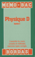 Memo/8 Physique D T1 (1993) De Fay - 12-18 Jaar