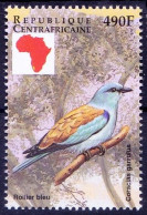 European Roller, Birds, Central Africa 1999 MNH - Pájaros Cantores (Passeri)