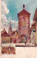 FREIBURG       SCHWABENTOR  + BILD  LITHO    PRECURSEUR - Freiburg I. Br.