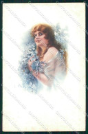Artist Signed Montaguti Lady Serie 289-3 Cartolina XP9518 - Autres & Non Classés