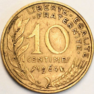 France - 10 Centimes 1964, KM# 929 (#4214) - 10 Centimes