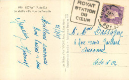 OB DAGUIN  ROYAT STATION DE CŒUR - Mechanical Postmarks (Other)