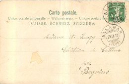 CACHET SUISSE ALLAMAN 1910 - Storia Postale