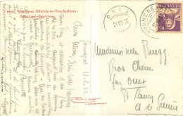 CACHET SUISSE ONEX 1933 - Marcophilie