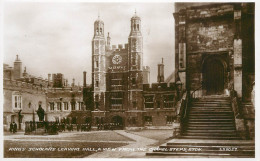 England Eton College King's Scholars Leaving Hall View From Chapel Steps - Scuole