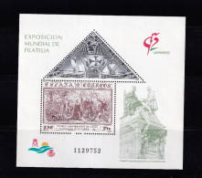 LI06 Spain 1992 International Philatelic Exhibition GRANADA '92 Mint Mini Sheet - Unused Stamps