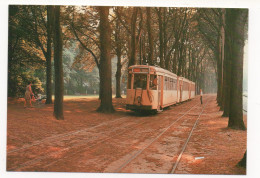 SNCV - LIGNE BRUXELLES - ALOST . MOTRICE TYPE S 9745 ET REMORQUES - 1970 - Strassenbahnen