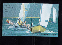 LI06 Portugal 1988 Olympic Games - Seoul, South Korea Mini Sheet - Nuevos