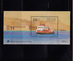 LI06 Portugal 1989 Transportation In Lisbon Mini Sheet - Ungebraucht