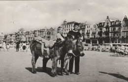 Wenduine, Wenduyne, Het Strand , Ezels Anes,  2 Scans - Wenduine