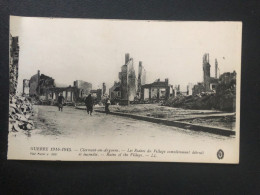 Clermont En Argonne - Guerre 1914-1915 - Ruines Du Village Complètement Détruit Et Incendié - 55 - Clermont En Argonne