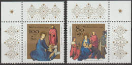 BRD, 1994, Mi.Nr. 1770-1771 ** -  Ein Satz Mit Eckrand Oben "Weihnachten" - Unused Stamps