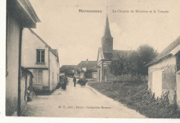 28 // MARSAUCEUX   Le Chemin De Mezières Et Le Temple  ** - Villemeux-sur-Eure