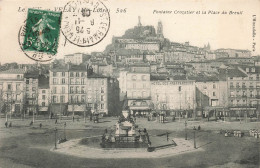 FRANCE - Le Puy En Velay - Fontaine Crozatier Et La Place Du Breuil - Carte Postale - Le Puy En Velay