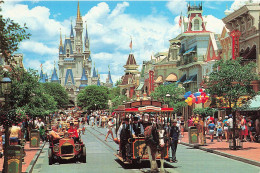 DISNEY - Disneyland - Main Street USA - Animé - Carte Postale Ancienne - Disneyland