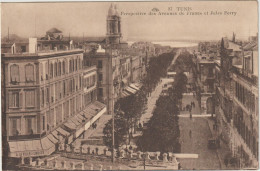 Tunis - Perspective Des  Avenues De France - (G.2363) - Tunisia