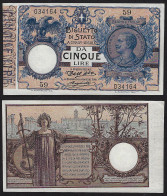 1904 Italia Lire 5 FDS VE III Rif BS 51 Alfa - Otros & Sin Clasificación