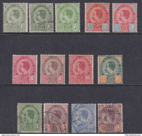 1899-1904 Thailand/Tailandia - SG 67/81 13 Values   MLH/* USED - Tailandia