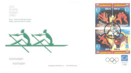 Azerbaijan 2004 FDC First Day Cover Olimpic Summer Games IOC Official Cover Sport - Azerbaïdjan