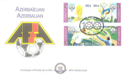 Azerbaijan 2004 FDC First Day Cover Fifa Official Cover Football 100 Year - Aserbaidschan