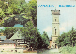 Annaberg - Buchholz - Mehrbildkarte Waldschlösschenpark, HOG Frohnauer Hammer, Pöhlberg - Annaberg-Buchholz