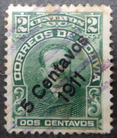 Bolivië Bolivia 1911 1901 (1) Camacho Black Overprinted - Bolivien