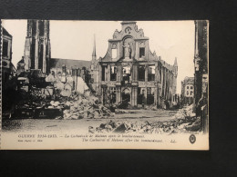 Malines - Guerre 1914-1915 - La Cathédrale De Malines Après Le Bombardement - Malines