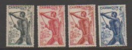 Cameroun 1946   N° 285 / 88  Neuf  X X  = 4 Valeurs  Tireur à L' Arc - Neufs