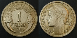 Monnaie France - 1940 - 1 Franc Morlon Cupro-aluminium - 1 Franc