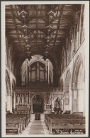 The Nave, St David's Cathedral, Pembrokeshire, C.1950 - Mendus RP Postcard - Pembrokeshire