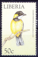 Golden Whistler, Birds, Liberia 1999 MNH - Zangvogels