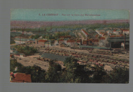 CPA - 71 - Le Creusot - Vue Sur La Gare Des Marchandises - Colorisée - Circulée - Le Creusot