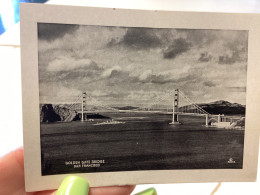 PHOTO SNAPSHOT 1960 SAN FRANCISCO GOLDEN GATE BRIDGE SAN FRANCISCO - San Francisco