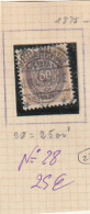 ///    DANEMARK ///   N° 28   Côte 25€ - Used Stamps