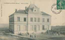 69 SAINT ROMAIN DE POPEY - Mairie Et Ecole - état - Sonstige & Ohne Zuordnung