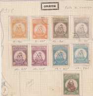 ///     CRETE  ///    Premiers Timbres De Crête  1905  - Crete