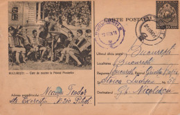 A24327- Bucuresti Scouts Cerc De Muzica Palatul Pionierilor Postal Stationery 1955 - Ganzsachen