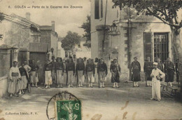 COLEA  Porte De La Caserne Des Zouaves Animée RV - Andere & Zonder Classificatie