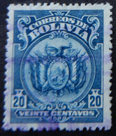 Bolivië Bolivia 1919  1923 1927 (2) Coat Of Arms No Dot After BOLIVIA In Oval - Bolivia