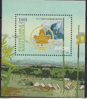 2007 Makedonien  Macedonia Mi. Bl 17 **MNH Europa : Pfadfinder - 2007