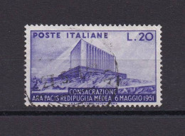 ITALIE 1951 TIMBRE N°594 OBLITERE ARA PACIS - 1946-60: Usados