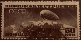 Russia USSR 1931 Mi  400 Flight Airship Zeppelin - Usados