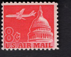 200228510 1963 (XX) SCOTT C64 POSTFRIS MINT NEVER HINGED  - JET AIRLINER OVER CAPITOL - 3b. 1961-... Nuevos