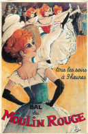 Publicite - Bal Du Moulin Rouge - La Belle Epoque - Illustration Trebor Illustrateur - Vintage - Reproduction D'Affiche  - Werbepostkarten