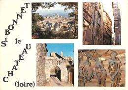 42 - Saint Bonnet Le Château - Multivues - Les Momies - Flamme Postale De Montbrison - CPM - Voir Scans Recto-Verso - Autres & Non Classés