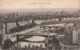 FRANCE - Lyon - Vue Sur La Saone - Vue Sur Une Partie De La Ville - Pont - Bateaux - Animé - Carte Postale Ancienne - Sonstige & Ohne Zuordnung